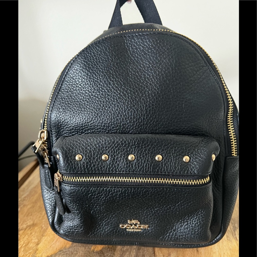 Mini coach studded backpack
